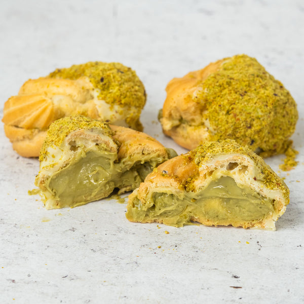 Zeppole al forno con pistacchio 400g - 4 pezzi