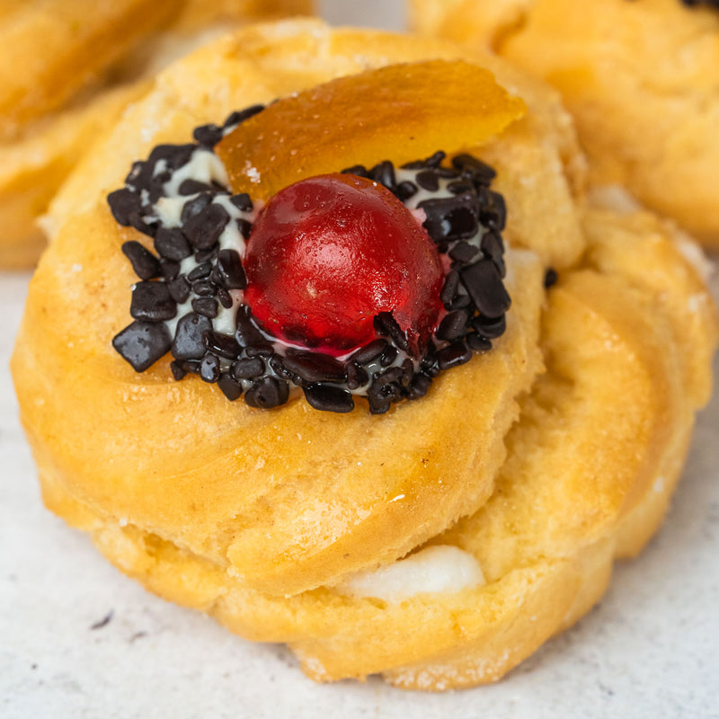 Zeppole al forno con ricotta