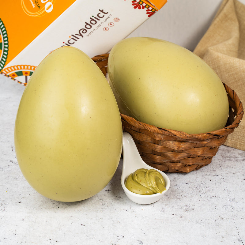 Uovo di Pasqua al Pistacchio 350g OMAGGIO